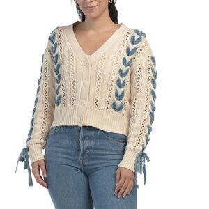 DRIFTWOOD JEANS multi Braided Denim Sweater
